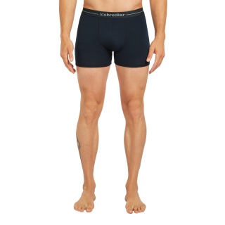 Icebreaker Boxershort Anatomica (Merinowolle) Unterwäsche midnight navyblau Herren